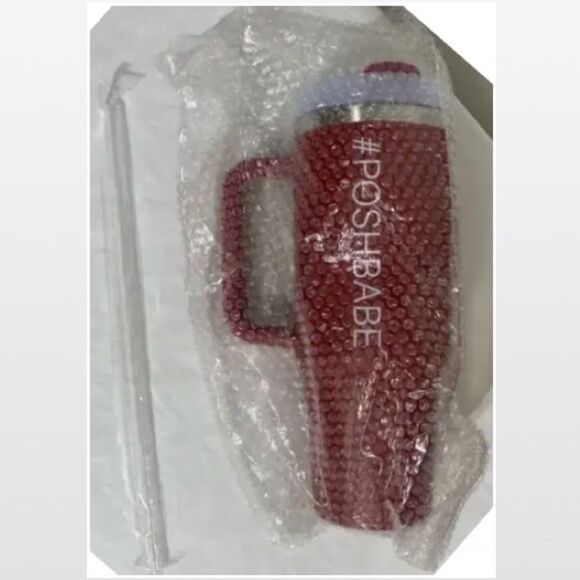 New Tumbler Red POSHBABE Adventure Quencher Stanley-like Large - Picture 15 of 16